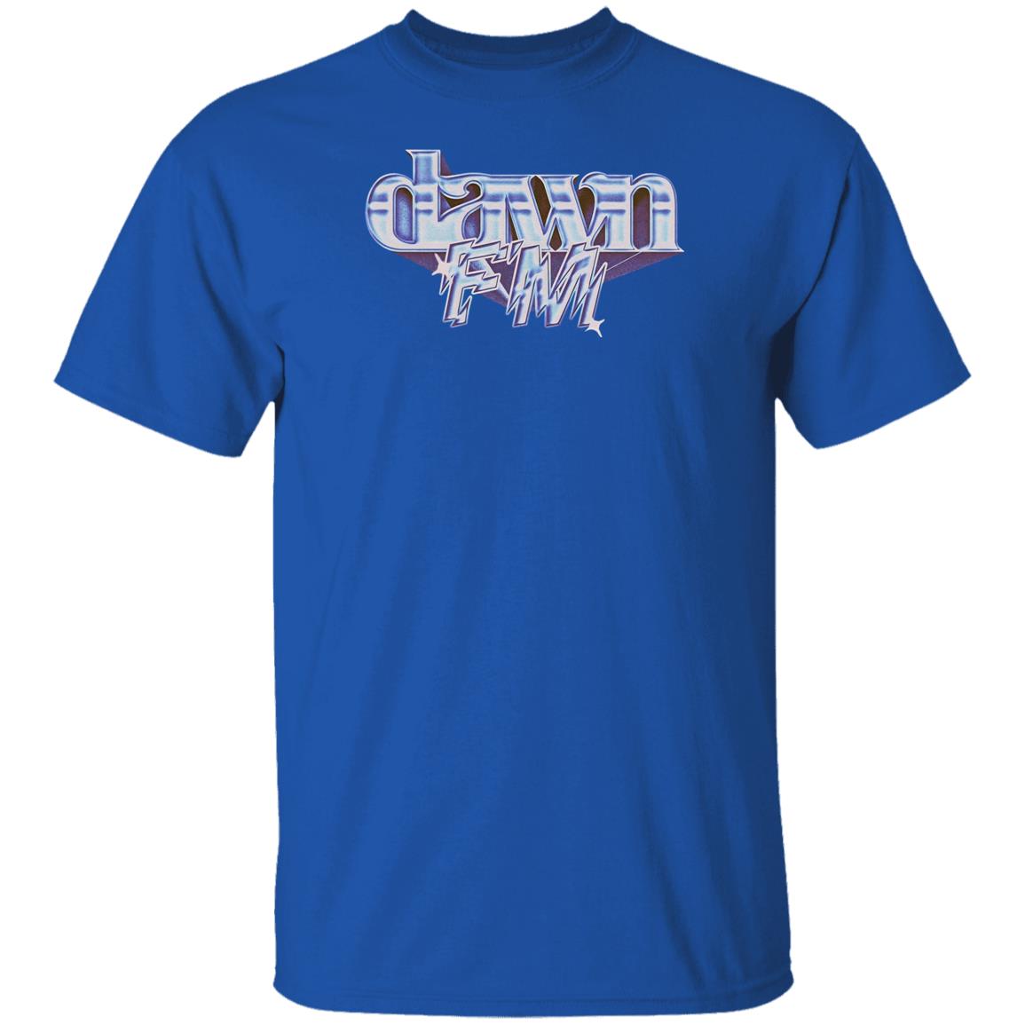 The Weeknd After Hours Merch Dawn Fm Chrome Title Tee Shirt The Weeknd After Hours Merch Dawn Fm Chrome Title Tee Shirt