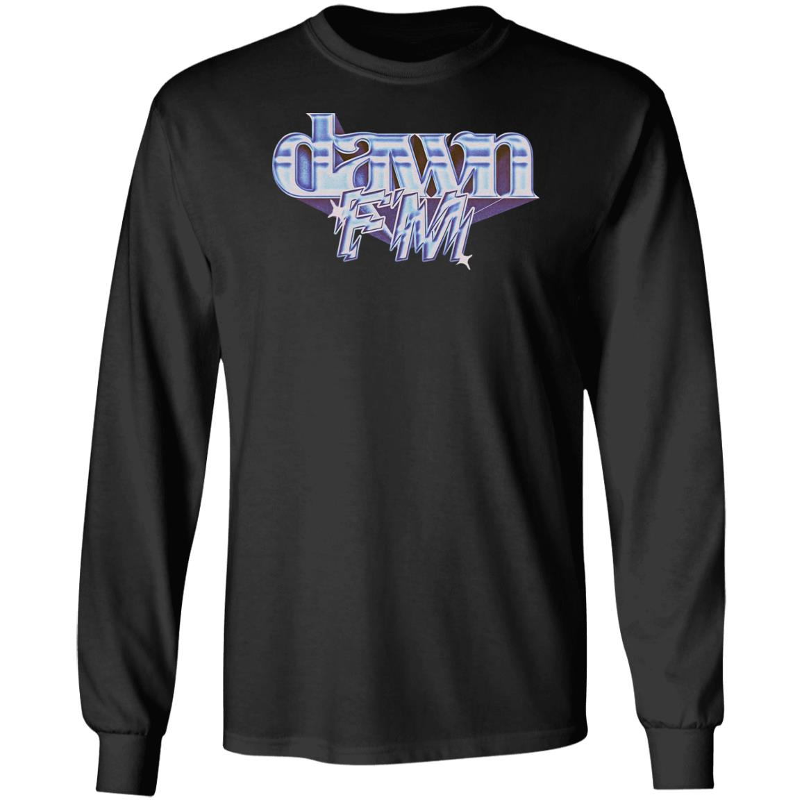 The Weeknd After Hours Merch Dawn Fm Chrome Title Tee Shirt The Weeknd After Hours Merch Dawn Fm Chrome Title Tee Shirt