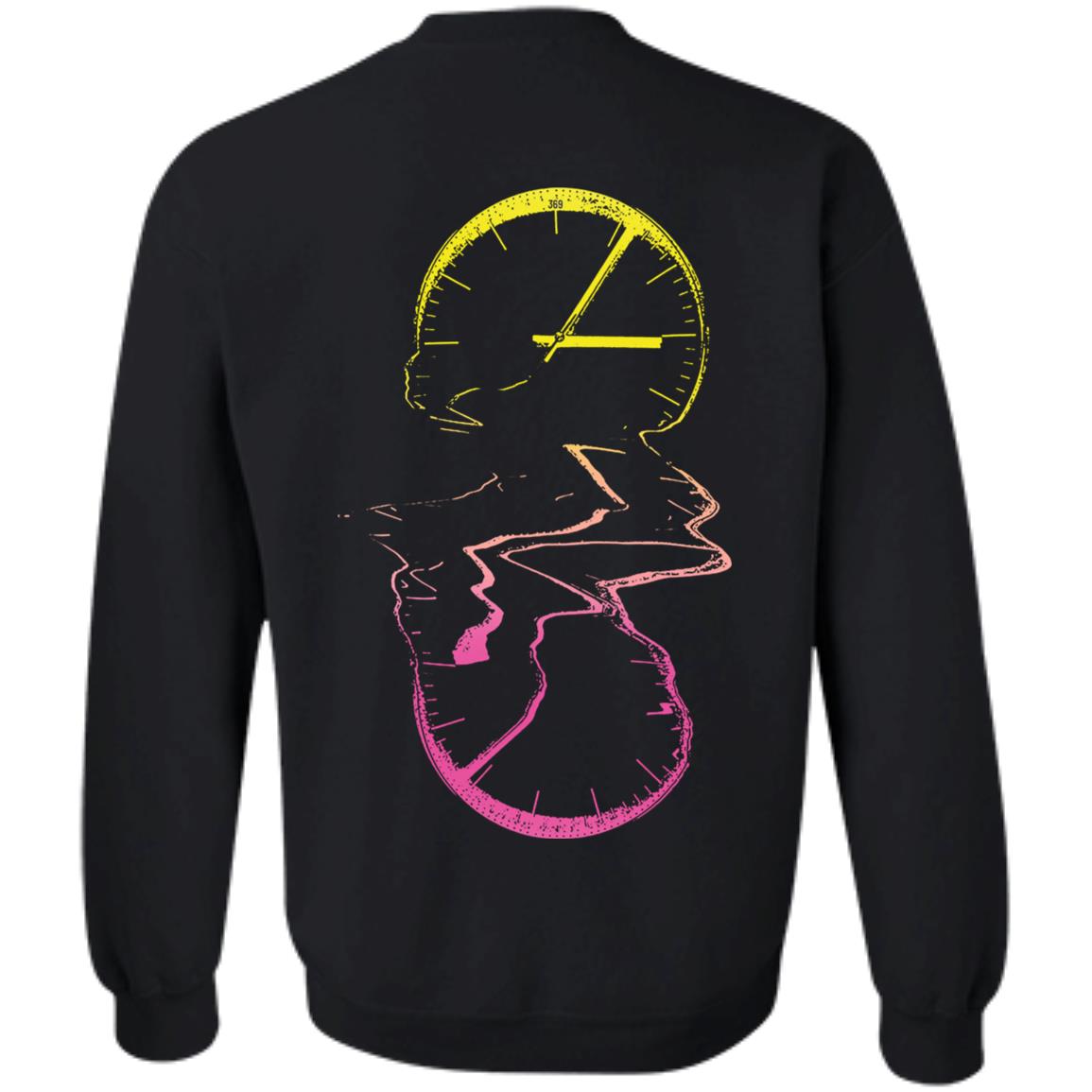 Louis Tomlinson Merch Melting Clock Black Sweatshirt Wiotee
